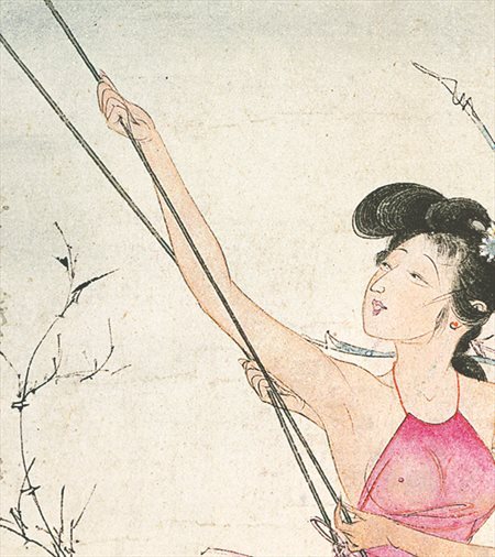 北湖-胡也佛的仕女画和最知名的金瓶梅秘戏图